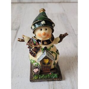 Jubilee Giftware snow to the world snowman birdhouse figure xmas decor